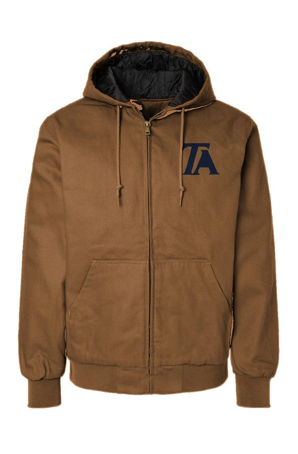 The Americanized Canvas Work Jacket Saddle