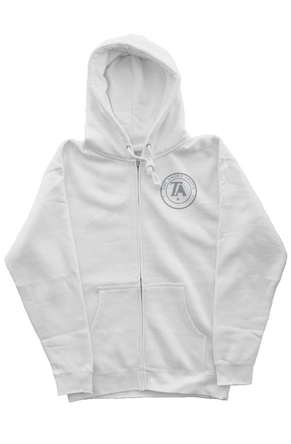 The Americanized Light Seal Zip Up Hoodie
