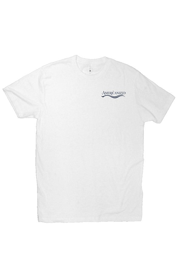 The Americanized Wordmark Athletic Tee White