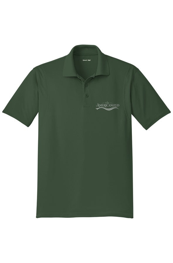 The Americanized Wordmark Polo Dark