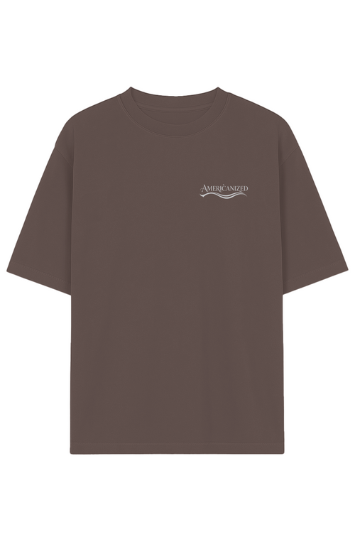 The Americanized Garment Dyed Tee Wordmark Dark