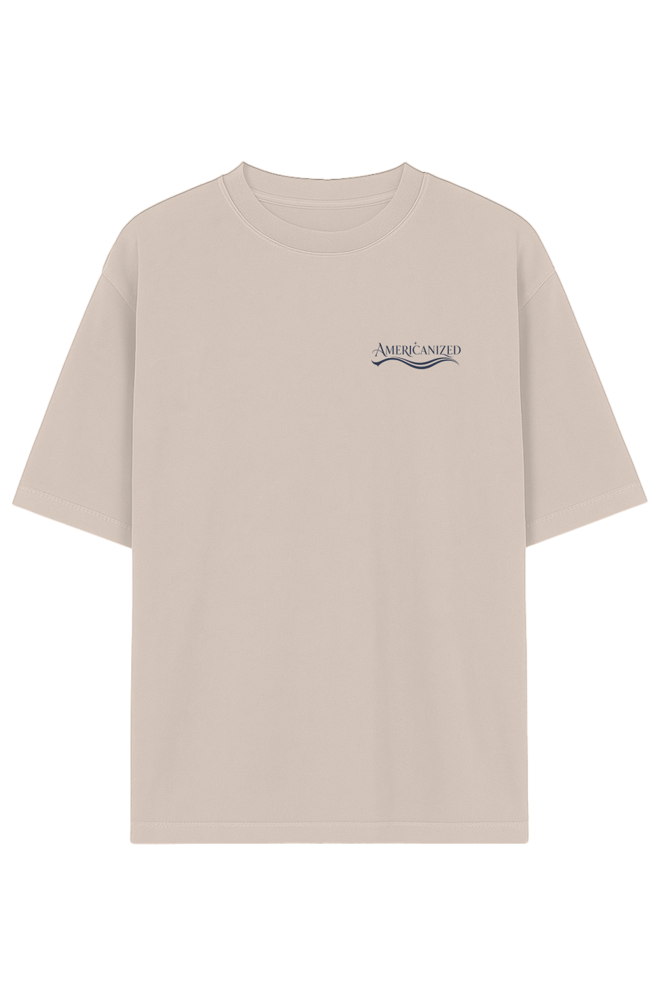 The Americanized Garment Dyed Tee Wordmark Light