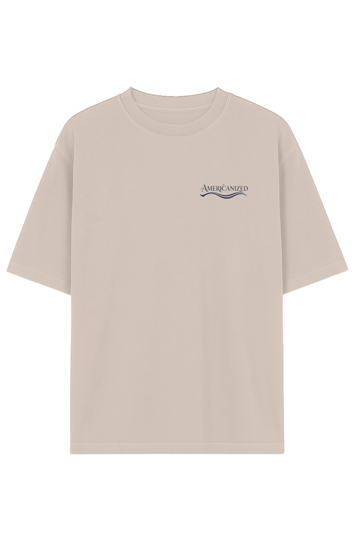 The Americanized Garment Dyed Tee Wordmark Light